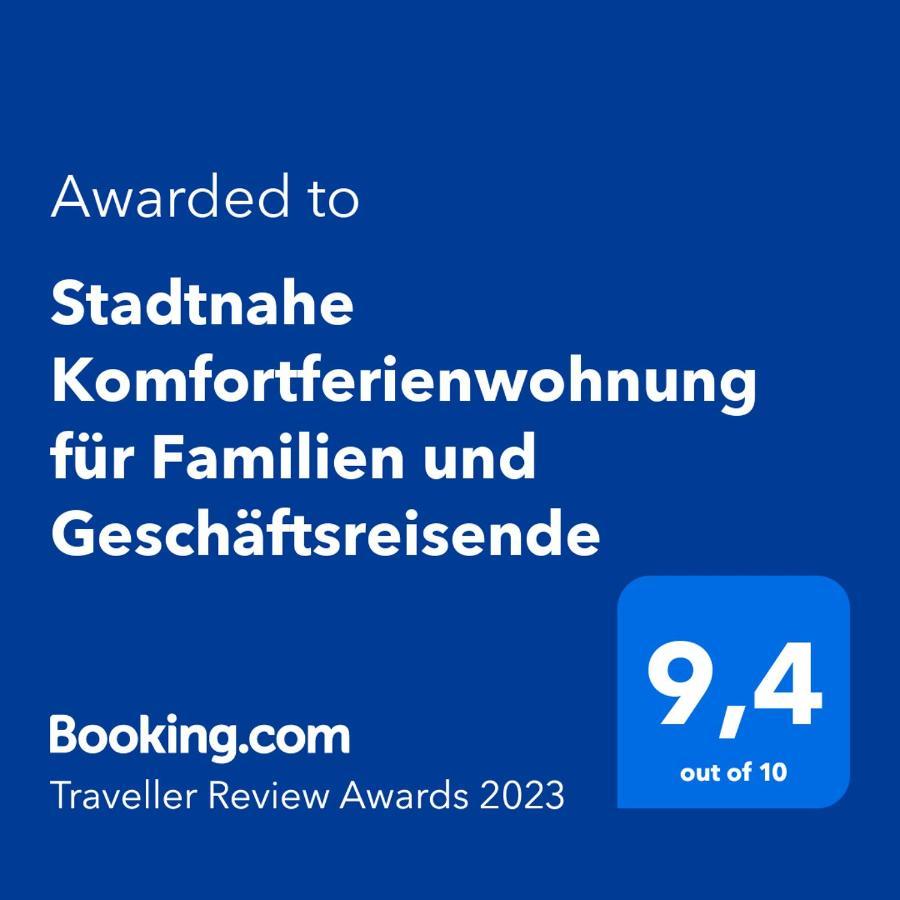 Stadtnahe Komfortferienwohnung Fuer Familien Und Geschaeftsreisende ヒルデスハイム エクステリア 写真